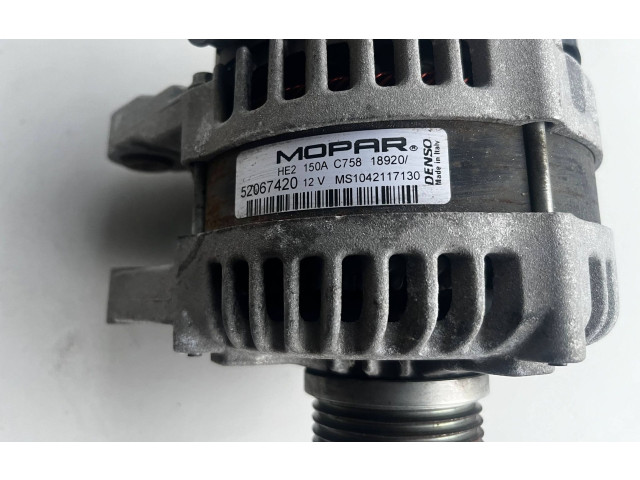 Генератор 52067420, MS1042117130   Jeep Renegade      