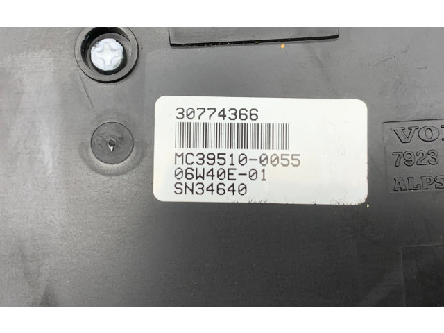 Блок управления климат-контролем 30774366, 06W40E01 Volvo S80