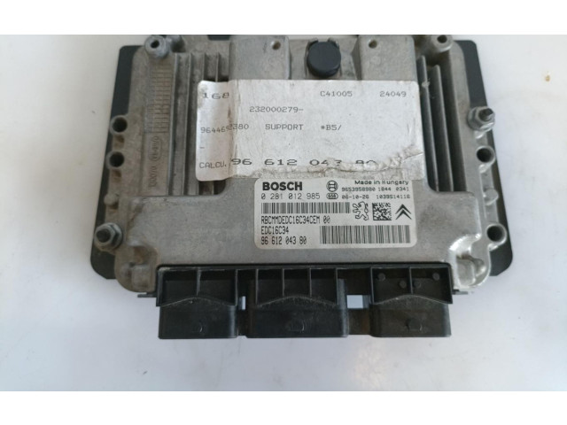Řídící jednotka 9661204380 Citroen C4 I