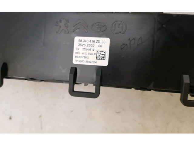 Блок управления климат-контролем 98340416ZD, E0-4683H   Peugeot Partner III