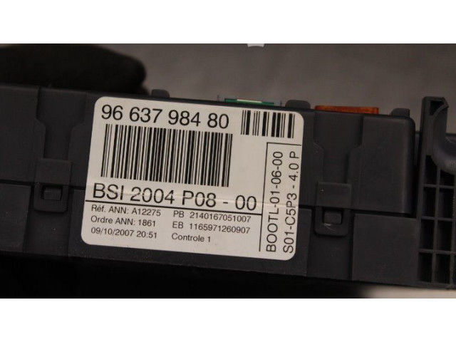 Блок предохранителей 9663798480 Citroen C4 I