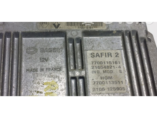 Řídící jednotka 7700115161, 7700115161 Renault Twingo I 1998