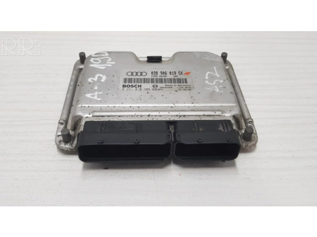 Блок управления двигателем Блок управления 038906019CK, 0281010308 Audi A3 S3 8L