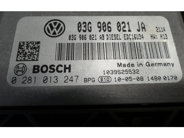 Блок управления 03G906021JA   Volkswagen Caddy