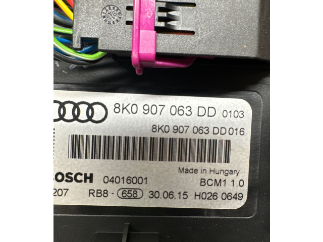 Блок комфорта 8K0907063DD, 04016001   Audi A5 Sportback 8TA   