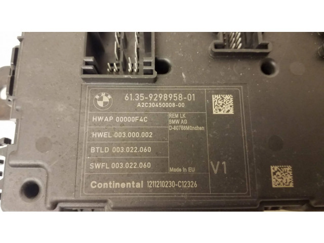 Блок комфорта 929895801, 00000F4C BMW 1 F20 F21