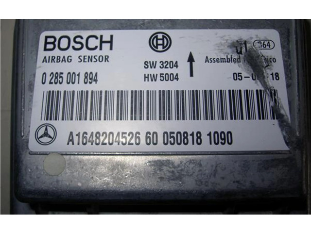 Блок подушек безопасности a1648204526   Mercedes-Benz ML W164