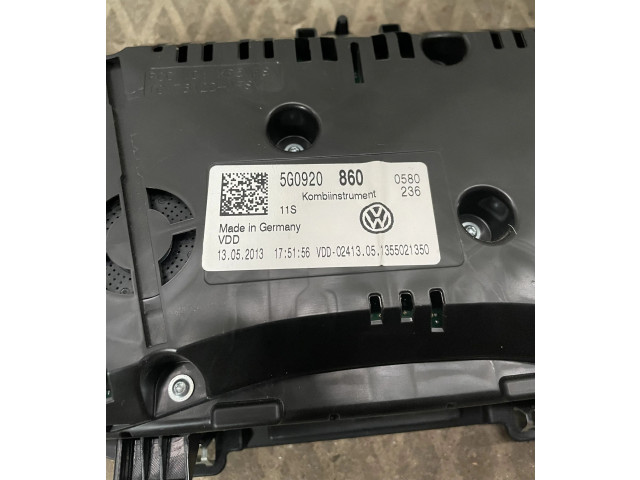 Панель приборов 5G0920860, 5G0920860   Volkswagen Golf VII       