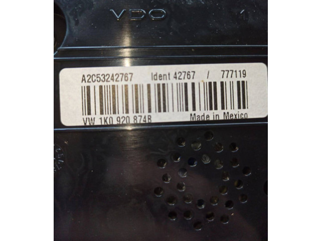 Панель приборов 1K0920874B, A2C53242767   Volkswagen Jetta V       