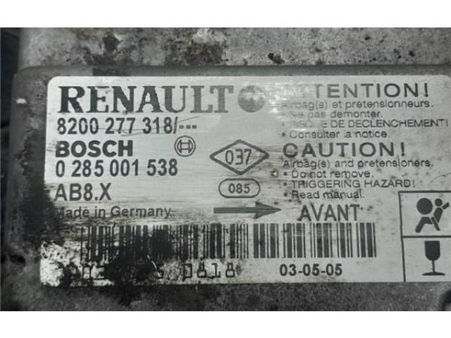 Блок подушек безопасности 8200277318   Renault Clio II