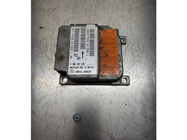 Блок подушек безопасности 0285001222, 0018203126   Mercedes-Benz A W168