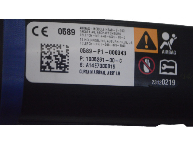 Боковая подушка безопасности 100526100C Tesla Model S