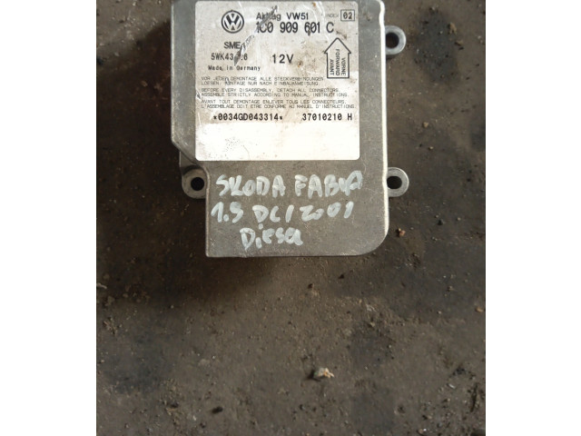 Блок подушек безопасности 1C0909601C, 2001R Skoda Fabia Mk1 (6Y)