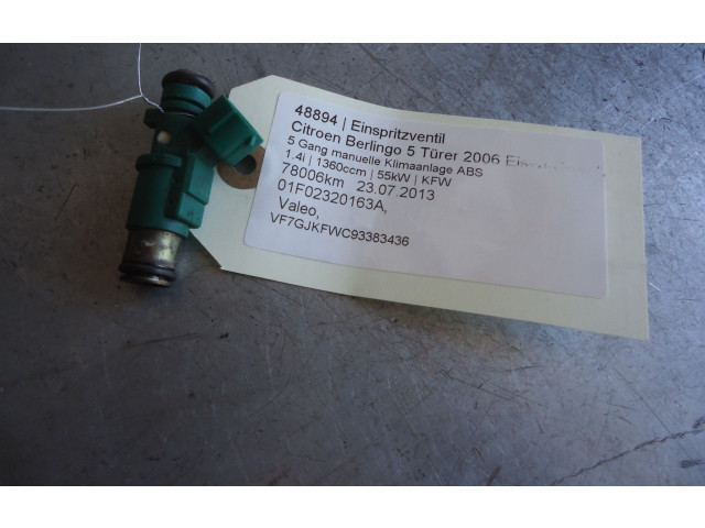 Форсунка 01F02320163A, 01F02320163A Citroen Berlingo TU3JP(KFW)