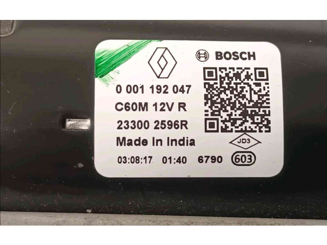 Turbodmychadlo Стартер 165101078315 Renault Sandero II