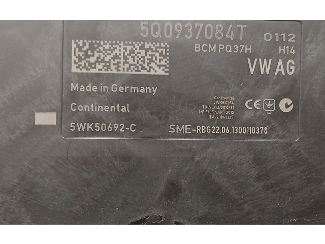 Блок комфорта 5Q0937084T, BCMPQ37H   Audi A3 S3 8V   