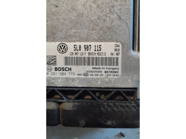 Блок управления двигателя 5L0907115, 5L0907115 Skoda Yeti (5L)