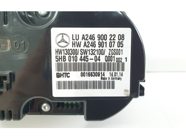 Блок управления климат-контролем A2469002208, A2469010705 Mercedes-Benz A W176