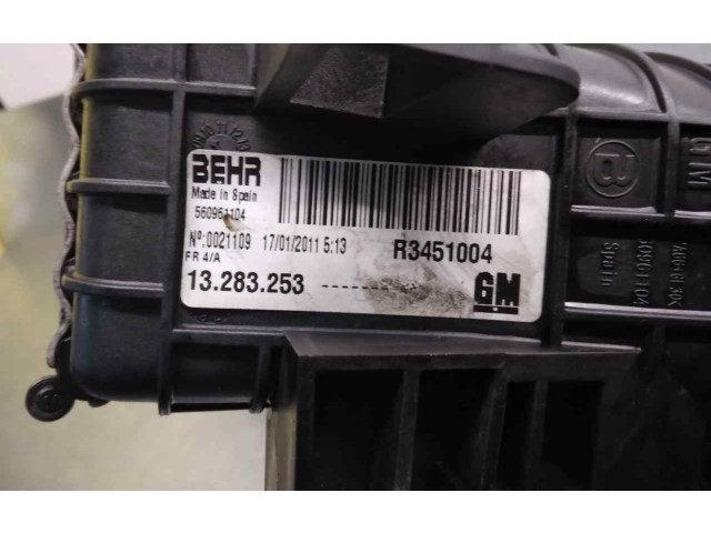 Интеркулер  13283253, 1302143   Opel Meriva B 