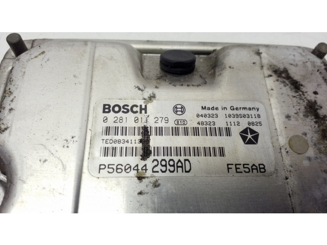 Блок управления двигателя 0281011279, P56044299AD Jeep Cherokee