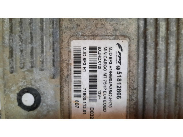 Řídící jednotka 51812866 Fiat Fiorino 2008