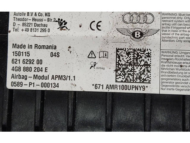 Рулевая рейка  Надувная подушка для пассажира 4G8880204E, 621629200   Audi A6 S6 C7 4G 2011 - 2018 года