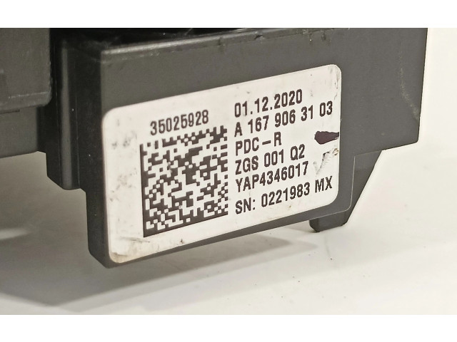 Pojistková skříňka Řídící jednotka BSM A1679063103   Mercedes-Benz GLE W167 2020