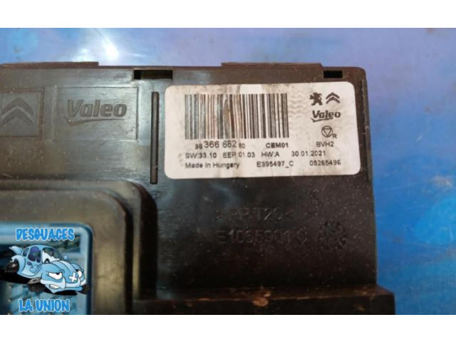 Блок управления двигателя 9836666280 Citroen Berlingo