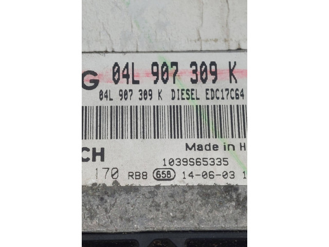 Блок управления двигателя 04L907309K, 1039S65335 Volkswagen Jetta VI
