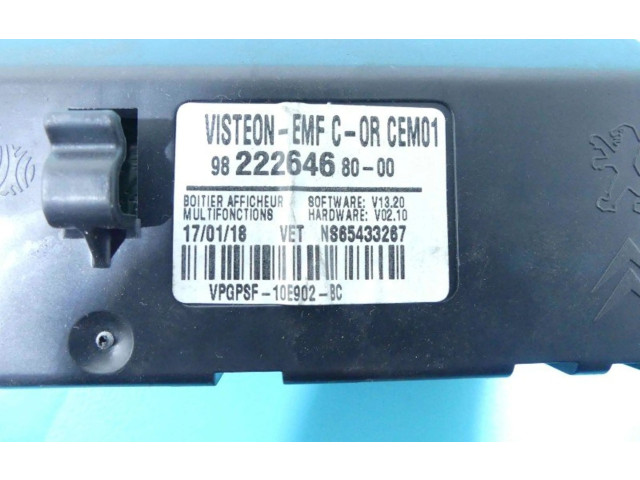 Дисплей    9822264680, IMPRK1298910   Peugeot 301