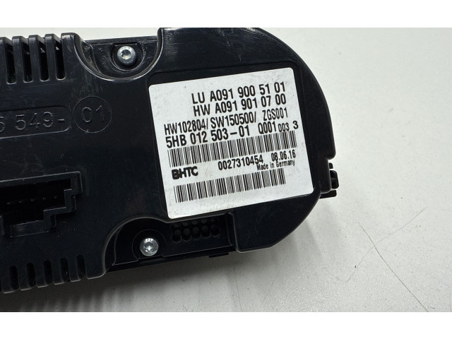 Блок управления климат-контролем A0919005101, 5HB01250301 Infiniti Q30