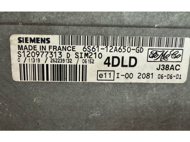 Комплект блоков управления S120977313D, 6S61-12A650-GD   Ford Fusion