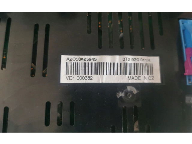 Спидометр (приборный щиток)    3T2920911K   Skoda Superb B6 (3T)