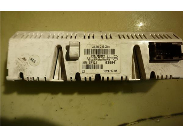 Поршень Блок управления навигации (GPS) 9657882880 Citroen C4 I