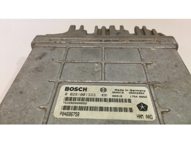 Řídící jednotka P04686758, 0281001333   Chrysler Voyager 1998