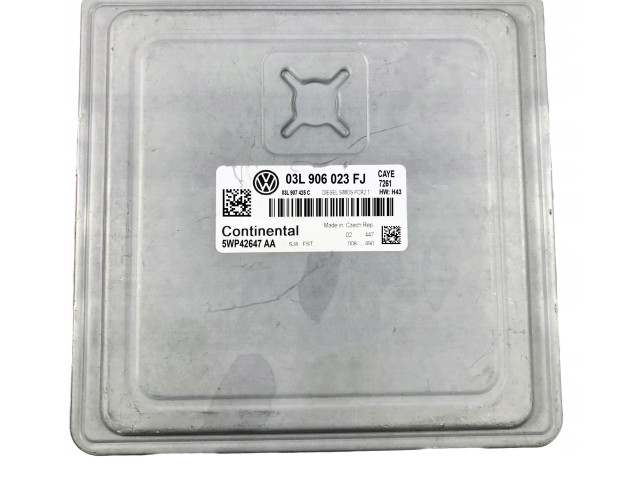 Блок управления двигателя 03L906023FJ, 5WP42647AA Volkswagen Caddy