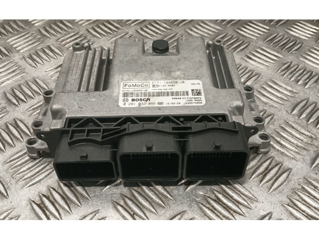Блок управления двигателя ET7112A650, 0281032086   Ford Tourneo