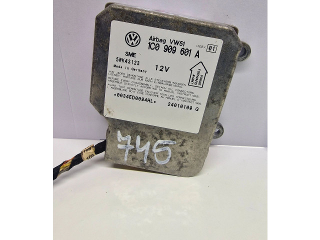 Блок подушек безопасности 1C0909601A Skoda Fabia Mk1 (6Y)