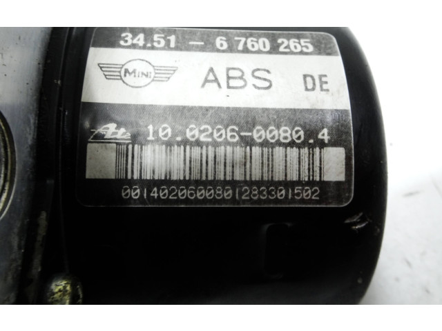 Блок АБС 6760265, 10020600804 Mini One - Cooper R50 - 53 2001 - 2006 года