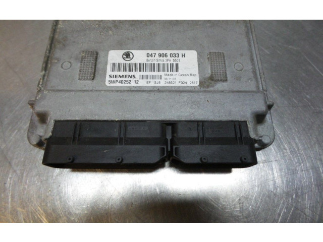Блок управления 047906033H, 047906033H Skoda Fabia Mk1 (6Y)