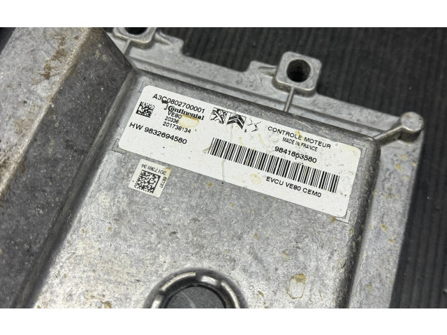 Блок управления двигателем Блок управления 9841863580, 9832694580   Peugeot 2008 II