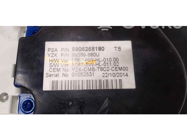 Přístrojová deska Peugeot 3008 I 2014 9806268180
