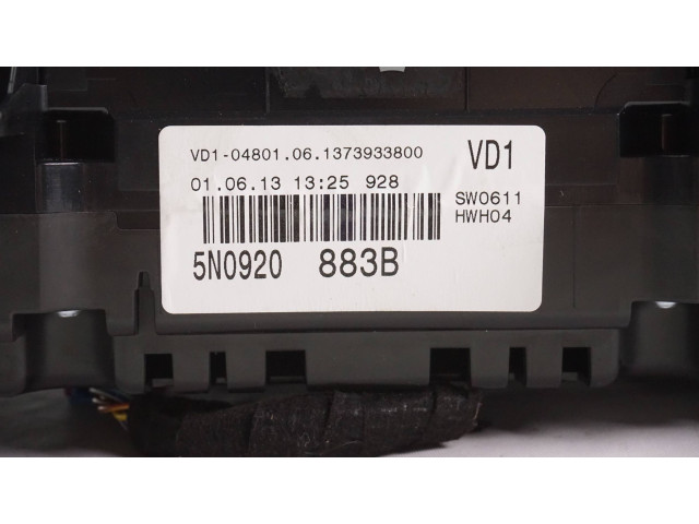 Přístrojová deska Volkswagen Tiguan 2017 5N0920883B