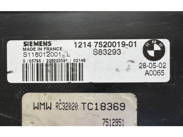 Řídící jednotka 7520019, S118012001L Mini One - Cooper R50 - 53 2002