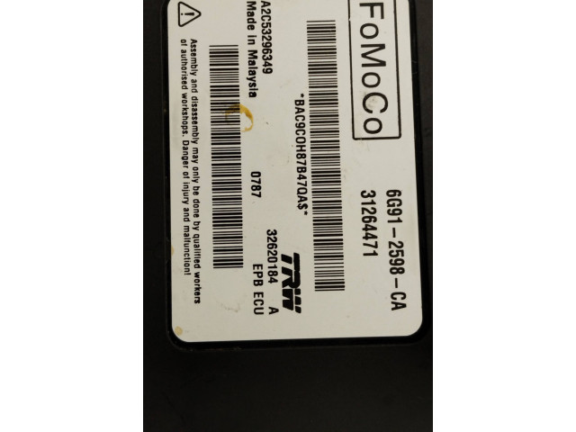 Модуль управления ручным тормозом Volvo XC60 2009 - 2013 года