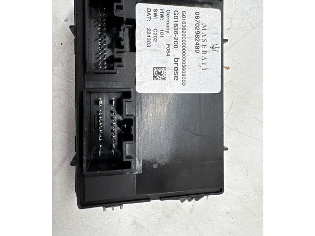 Блок управления 06702982480, G01636200   Maserati Grecale