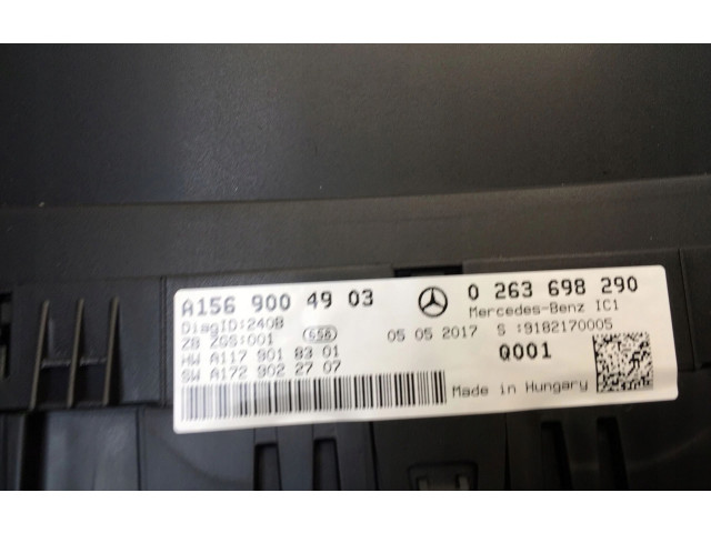 Přístrojová deska Mercedes-Benz GLA W156 2017 A1569004903