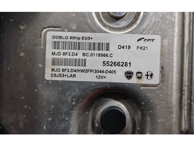 Блок управления двигателем Блок управления 55266281, IMPRK1444320 Opel Combo D