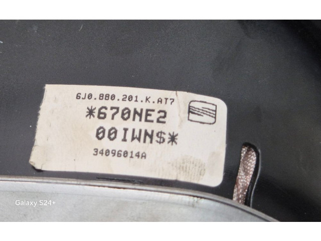 Подушка безопасности водителя 6J0880201K, 34096014A   Seat Ibiza IV (6J,6P)