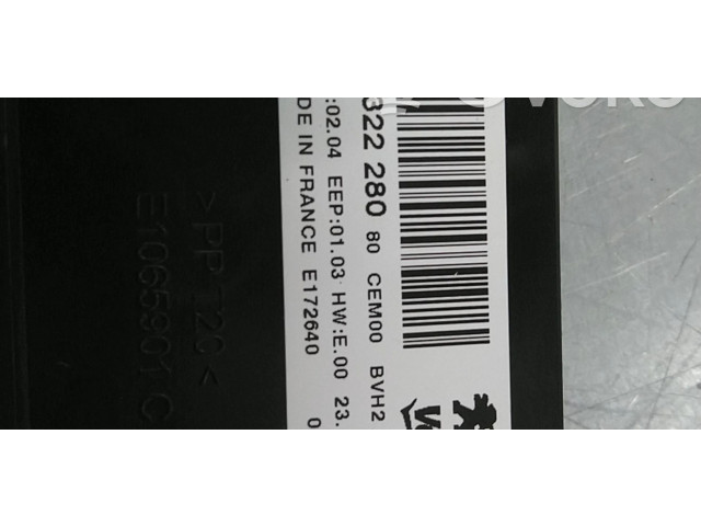 Блок управления климат-контролем 9382228080, 1637854580   Opel Combo E